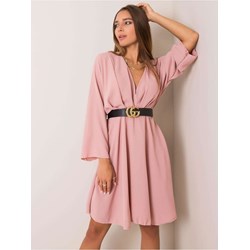 Sukienka Italy Moda z długimi rękawami z elastanu mini  - zdjęcie produktu
