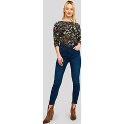 Granatowe jeansy damskie Greenpoint  - zdjęcie produktu