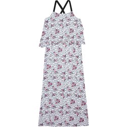 Sukienka Moodo.pl w kwiaty kopertowa na ramiączkach  - zdjęcie produktu