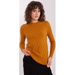 Sweter damski casual z okrągłym dekoltem  - zdjęcie produktu