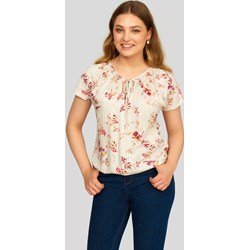 Greenpoint bluzka damska wiosenna z okrągłym dekoltem  - zdjęcie produktu