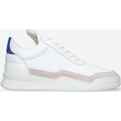 Buty sportowe męskie białe na wiosnę skórzane  - zdjęcie produktu
