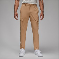 Spodnie męskie Jordan na jesień brązowe tkaninowe  - zdjęcie produktu