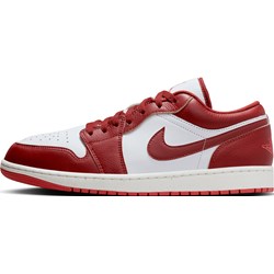 Jordan buty sportowe męskie czerwone sznurowane na wiosnę  - zdjęcie produktu