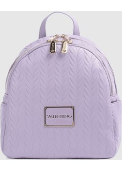 VALENTINO Tłoczony fioletowy plecak z logo sunny re backpack Valentino By Mario Valentino okazja outfit.pl - kod rabatowy
