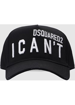 DSQUARED2 Czarna czapka z daszkiem icant Dsquared2 outfit.pl promocja - kod rabatowy