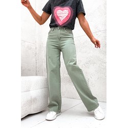 Zielone spodnie damskie Olika casualowe  - zdjęcie produktu