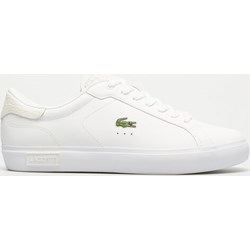 Trampki męskie białe Lacoste sportowe wiązane  - zdjęcie produktu