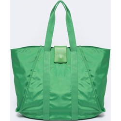 Shopper bag BIG STAR zielona z nylonu mieszcząca a5 młodzieżowa  - zdjęcie produktu