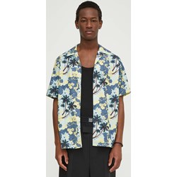 Koszula męska Ps Paul Smith z bawełny z klasycznym kołnierzykiem z krótkim rękawem  - zdjęcie produktu