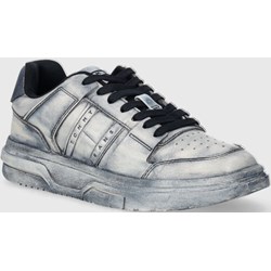 Buty sportowe dziecięce Tommy Jeans jeansowe srebrne  - zdjęcie produktu