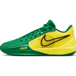 Buty sportowe damskie Nike zielone płaskie wiązane  - zdjęcie produktu