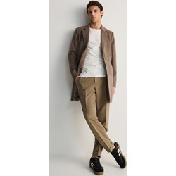 Płaszcz męski brązowy Reserved z wiskozy  - zdjęcie produktu