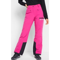 Spodnie damskie Bonprix różowe z elastanu w sportowym stylu  - zdjęcie produktu