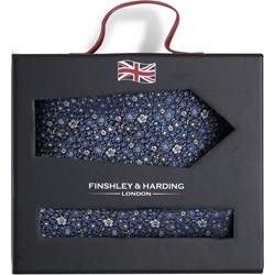 Krawat Finshley & Harding London w kwiaty  - zdjęcie produktu