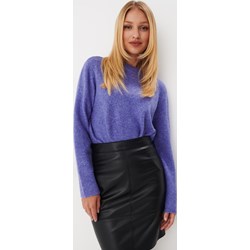 Mohito sweter damski fioletowy z okrągłym dekoltem  - zdjęcie produktu