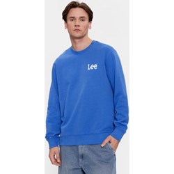 Bluza męska Lee niebieska casual  - zdjęcie produktu
