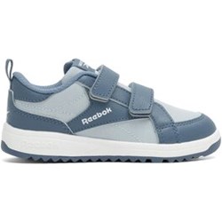 Niebieskie buty sportowe dziecięce Reebok na rzepy na wiosnę  - zdjęcie produktu