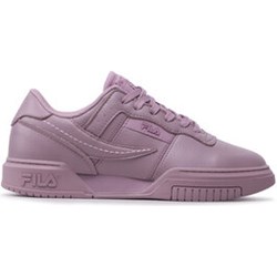 Buty sportowe damskie Fila sneakersy fioletowe sznurowane  - zdjęcie produktu