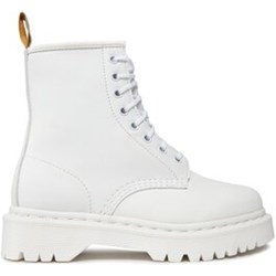 Workery damskie Dr. Martens casual białe  - zdjęcie produktu