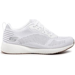Buty sportowe damskie Skechers białe płaskie sznurowane  - zdjęcie produktu