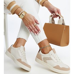 Gemre buty sportowe damskie sneakersy płaskie wiosenne wiązane  - zdjęcie produktu