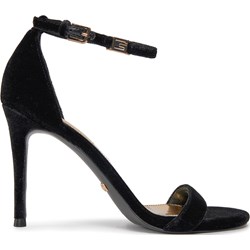 Sandały damskie czarne Guess na lato na szpilce eleganckie  - zdjęcie produktu
