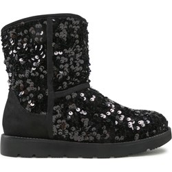 Buty zimowe dziecięce DeeZee czarne bez zapięcia  - zdjęcie produktu