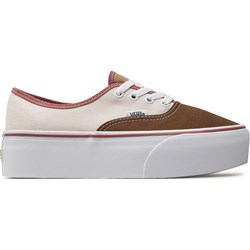 Trampki damskie Vans authentic sportowe beżowe na lato z tkaniny  - zdjęcie produktu