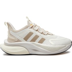 Buty sportowe damskie Adidas białe na płaskiej podeszwie sznurowane  - zdjęcie produktu