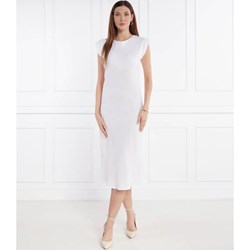 Sukienka Marella biała casual z krótkim rękawem midi  - zdjęcie produktu