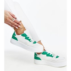 Buty sportowe damskie sneakersy na płaskiej podeszwie na wiosnę sznurowane  - zdjęcie produktu