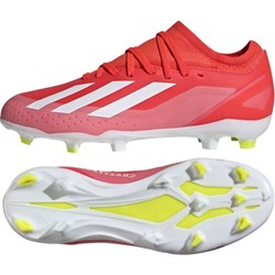 Buty sportowe dziecięce Adidas czerwone sznurowane  - zdjęcie produktu