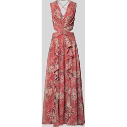 Sukienka Adlysh maxi z dekoltem w serek na sylwestra kopertowa  - zdjęcie produktu