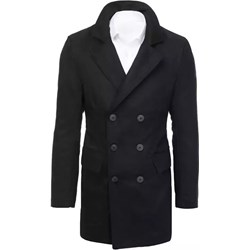 Płaszcz męski czarny Dstreet jesienny  - zdjęcie produktu