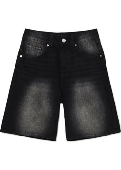 Cropp - Czarne szorty denim bermudy - czarny Cropp Cropp - kod rabatowy