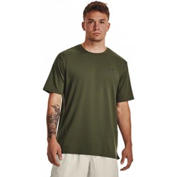 Zielony t-shirt męski Under Armour z krótkim rękawem sportowy  - zdjęcie produktu