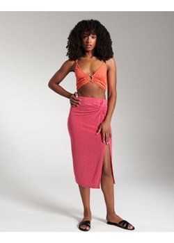 Sinsay - Crop top na ramiączkach - Pomarańczowy Sinsay Sinsay - kod rabatowy
