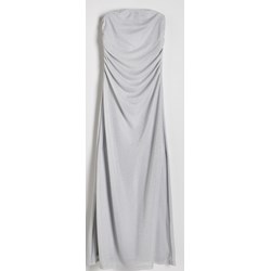 Sukienka szara Reserved bez rękawów elegancka maxi  - zdjęcie produktu