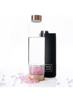 Butelka na wodę z różowym kwarcem 450 ml Sklep SOXO - kod rabatowy