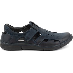 Sandały męskie Buty Olivier casual bez zapięcia letnie ze skóry  - zdjęcie produktu