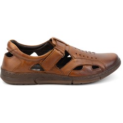 Sandały męskie Buty Olivier ze skóry letnie casual  - zdjęcie produktu