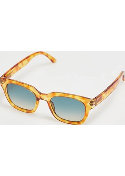 Wąskie okulary brązowe Moodo.pl - kod rabatowy