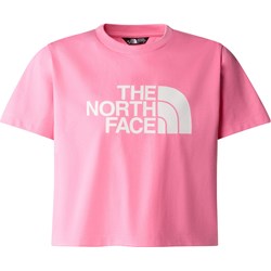 Bluzka damska The North Face z okrągłym dekoltem z napisami wełniana z krótkimi rękawami  - zdjęcie produktu