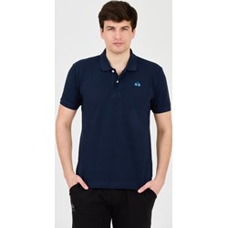 Niebieski t-shirt męski La Martina na wiosnę  - zdjęcie produktu