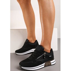 Buty sportowe damskie Born2be sneakersy sznurowane płaskie  - zdjęcie produktu