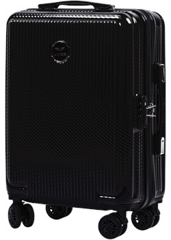 Walizka kabinowa Wings PC African Eagle 20" BLACK Wings okazyjna cena WINGS - kod rabatowy