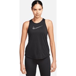 Bluzka damska Nike czarna z okrągłym dekoltem  - zdjęcie produktu