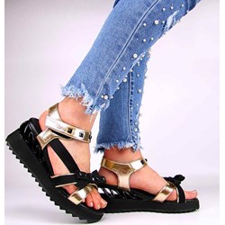 Lee Cooper sandały damskie z klamrą eleganckie  - zdjęcie produktu