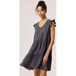 Sukienka Diverse mini w serek casualowa z krótkim rękawem  - zdjęcie produktu